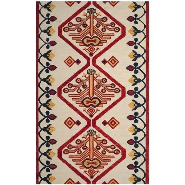 Safavieh 4 x 6 ft. Aspen Hand Tufted Small Rectangle Area Rug, Ivory and Multi APN703A-4 - main
